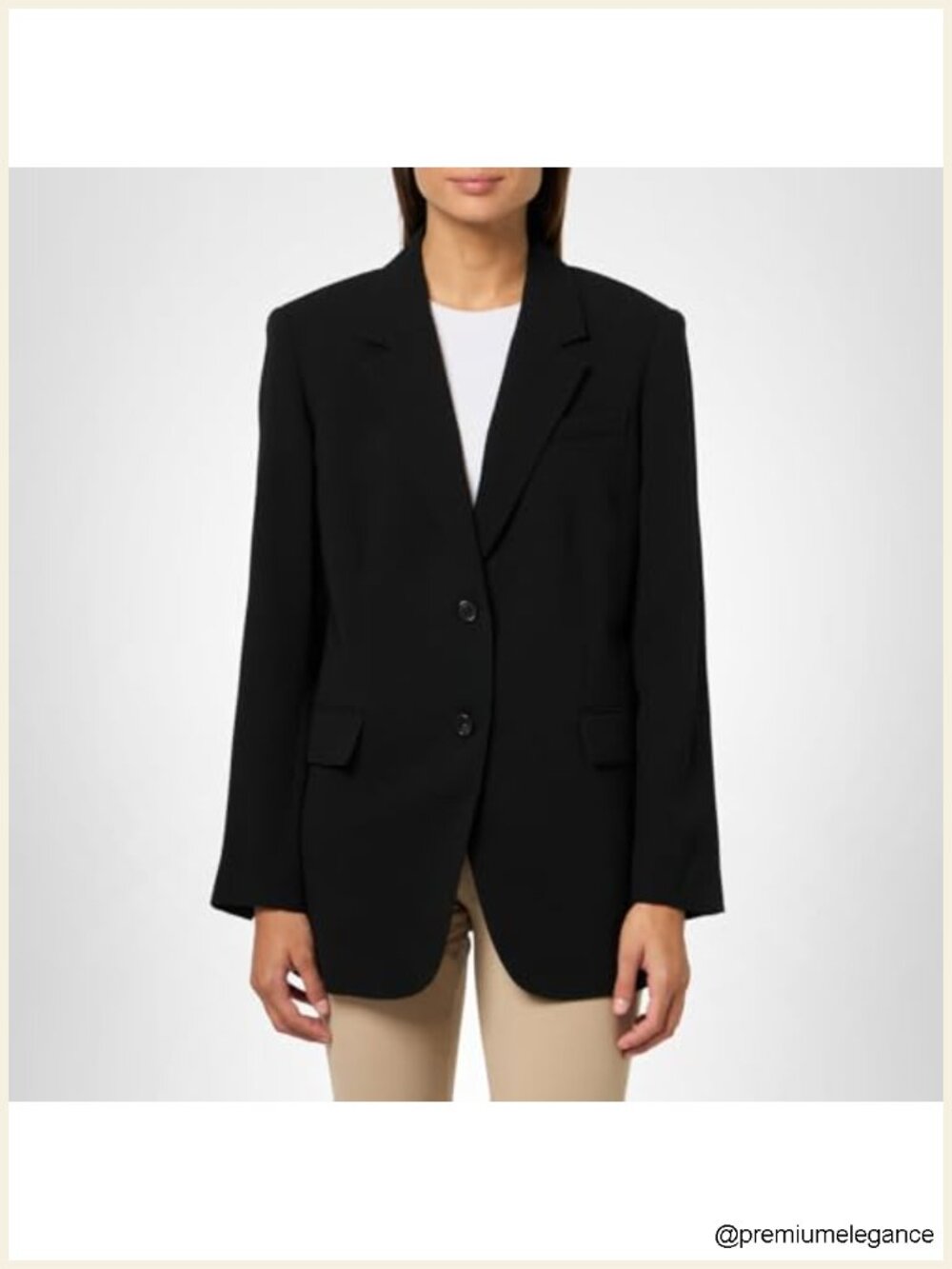 Theory Women's Os St Blazer Notch Collar Double Vents Straight Fit Long Sleeve